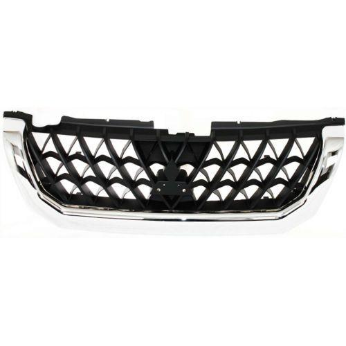 2000-2001 Mitsubishi Montero Sport Grille, Chrome Shell/Black Insert - Classic 2 Current Fabrication