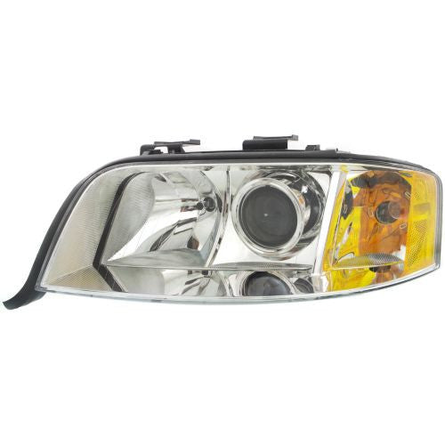 2002-2004 Audi A6 Head Light LH, Lens And Housing, Hid, With Out Hid Kit - Classic 2 Current Fabrication