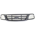 1997-2004 Ford F-150 Pickup Grille, Cross Bar Insert, gray - Classic 2 Current Fabrication