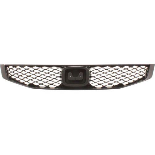 2009-2011 Honda Civic Grille, Textured Black, Coupe - Classic 2 Current Fabrication