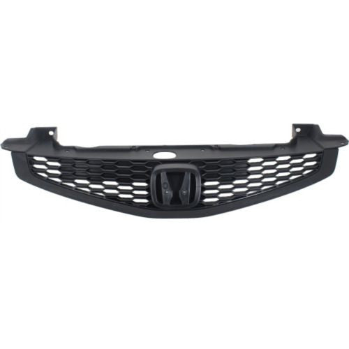 2012-2013 Honda Civic Grille, Painted-Black, Coupe - Classic 2 Current Fabrication
