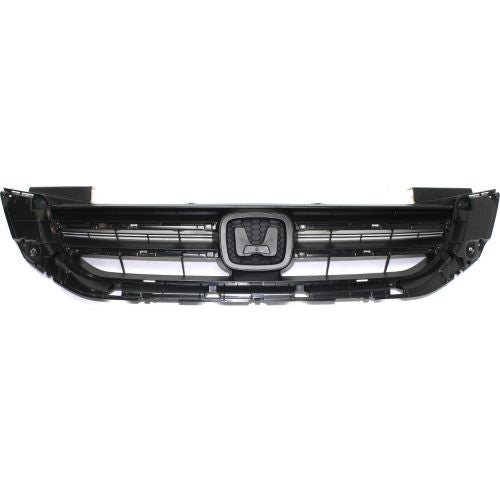 2013-2015 Honda Accord Grille, Painted-Black - Classic 2 Current Fabrication