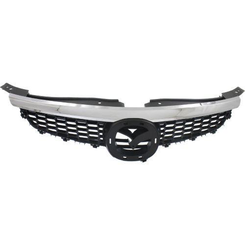 2007-2009 Mazda CX-9 Grille, Chrome Shell/Black Insert - Classic 2 Current Fabrication