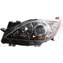 2010-2013 Mazda 3 Head Light LH, Lens And Housing, Halogen - Classic 2 Current Fabrication