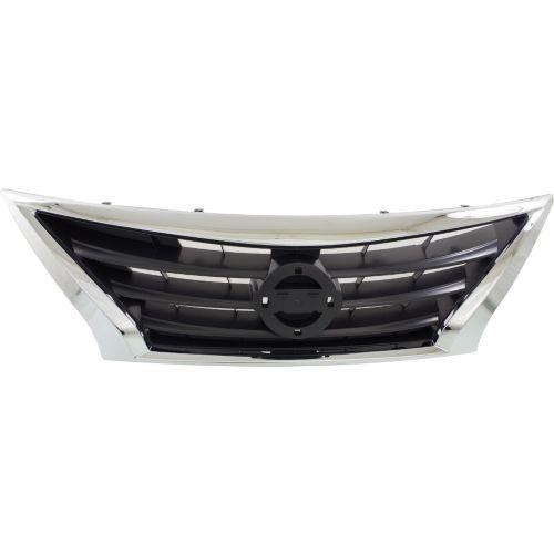 2015 Nissan Versa Grille, Chrome/Black, Sedan - Classic 2 Current Fabrication