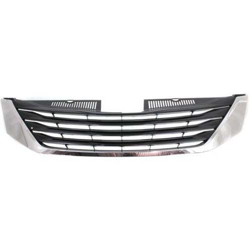 2011-2014 Toyota Sienna Grille, Chrome Shell/Black - Classic 2 Current Fabrication