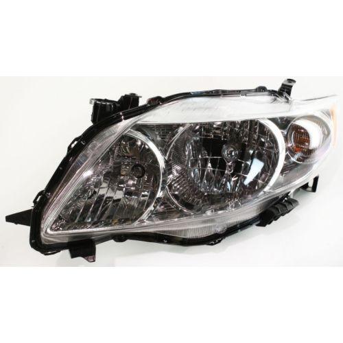 2009-2010 Toyota Corolla Head Light LH, Assembly, Chrome Housing - Classic 2 Current Fabrication