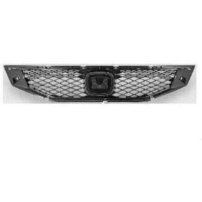 2008-2010 Honda Accord Grille Mat Black - Classic 2 Current Fabrication